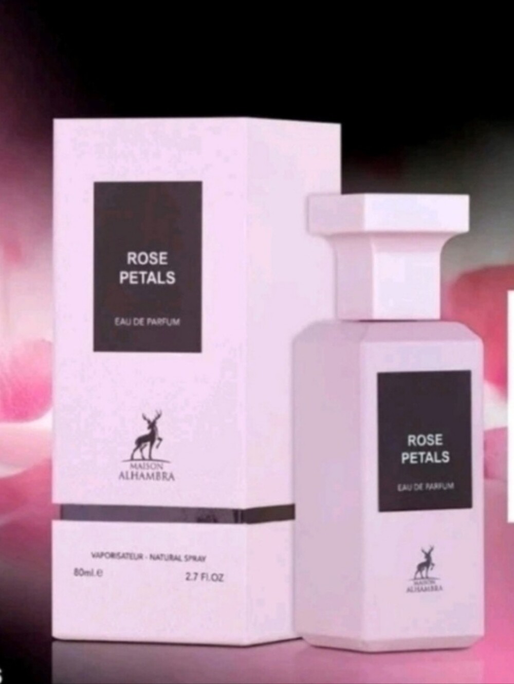 NEW Rose Petals by Maison Alhambra for Women - 2.7 oz EDP Spray